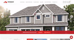 Desktop Screenshot of pattersonhomes.com